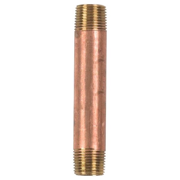 Homeplus+ ATC 3/8 in. MPT X 3/8 in. D MPT Yellow Brass Nipple 3-1/2 in. L 6JC126300201033 - main